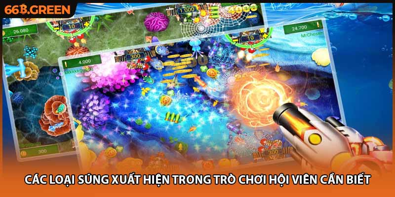 Các loại súng xuất hiện trong trò chơi hội viên cần biết