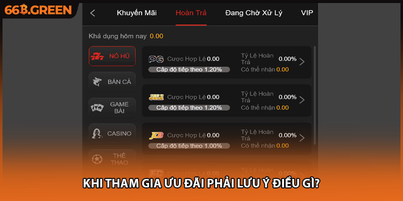 Khi tham gia ưu đãi phải lưu ý điều gì?