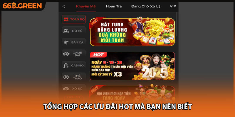 Tổng hợp các ưu đãi hot mà bạn nên biết